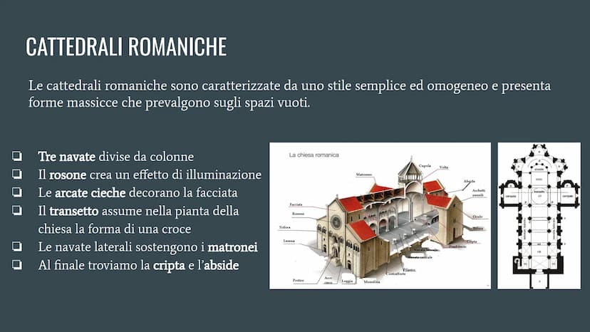 ARTE ROMANICA CARATTERI DELL'ARTE ROMANICA
Si afferma in Europa tra la fine del X fino alla metà del XII secolo
Viene chiamato romanico in q