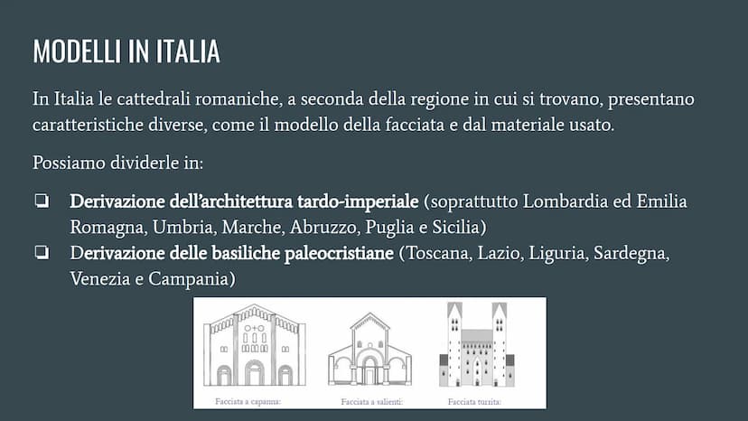 ARTE ROMANICA CARATTERI DELL'ARTE ROMANICA
Si afferma in Europa tra la fine del X fino alla metà del XII secolo
Viene chiamato romanico in q