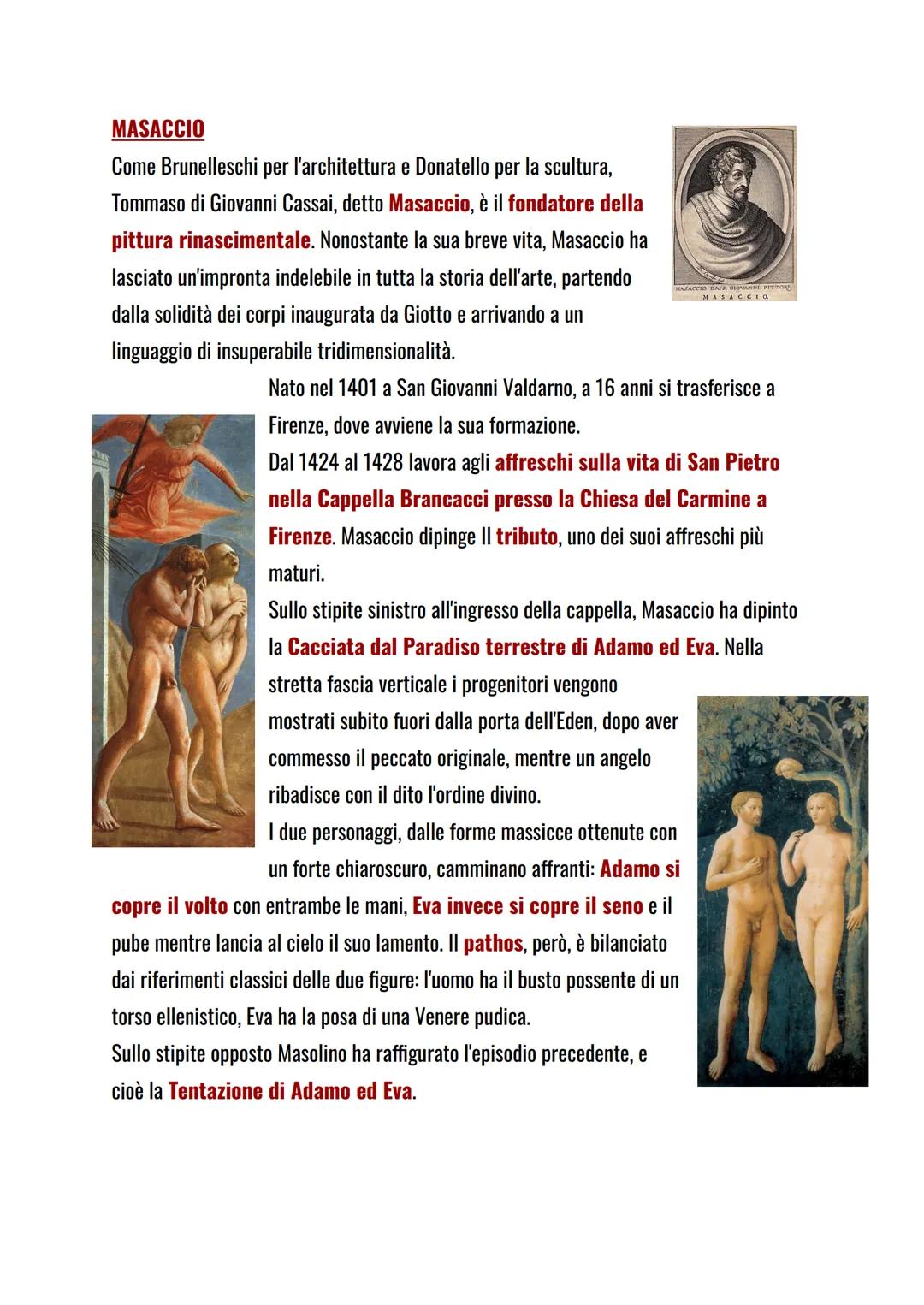 # L'ARTE RINASCIMENTALE

## Il legame con il Trecento

Il termine Rinascimento venne usato, tra
i primi, da Giorgio Vasari, per
sottolineare