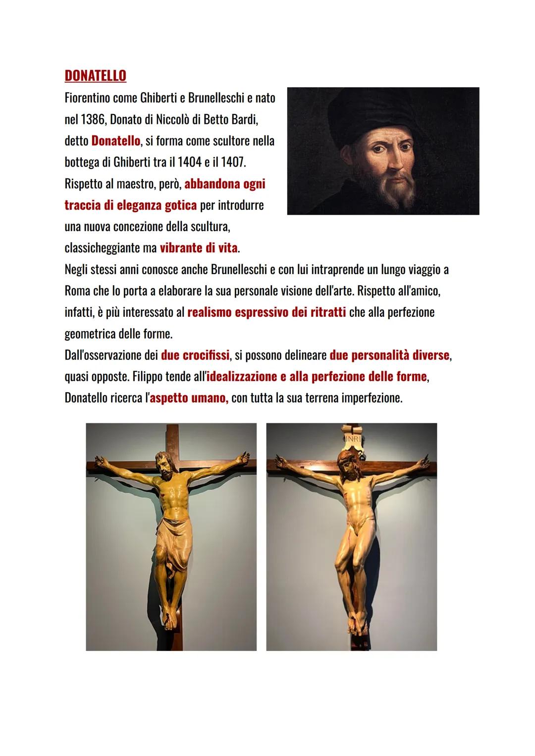 # L'ARTE RINASCIMENTALE

## Il legame con il Trecento

Il termine Rinascimento venne usato, tra
i primi, da Giorgio Vasari, per
sottolineare