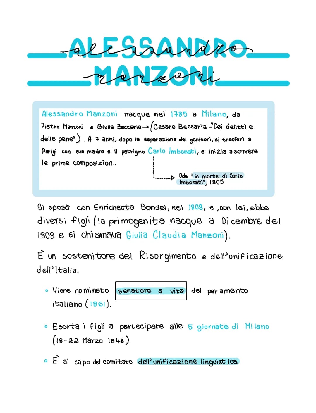Alessandro Manzoni 