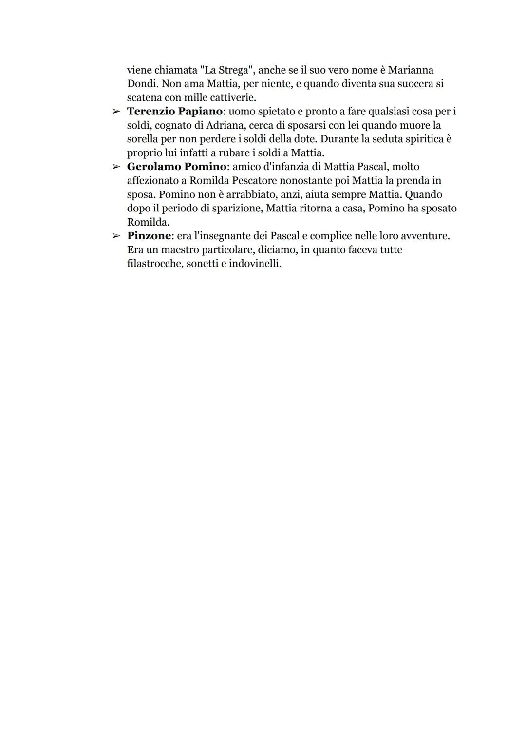 # Il fu Mattia Pascal, L.Pirandello

1.  Cap. 1: Il libro inizia con una prefazione in cui Mattia Pascal spiega di voler
raccontare le sue v