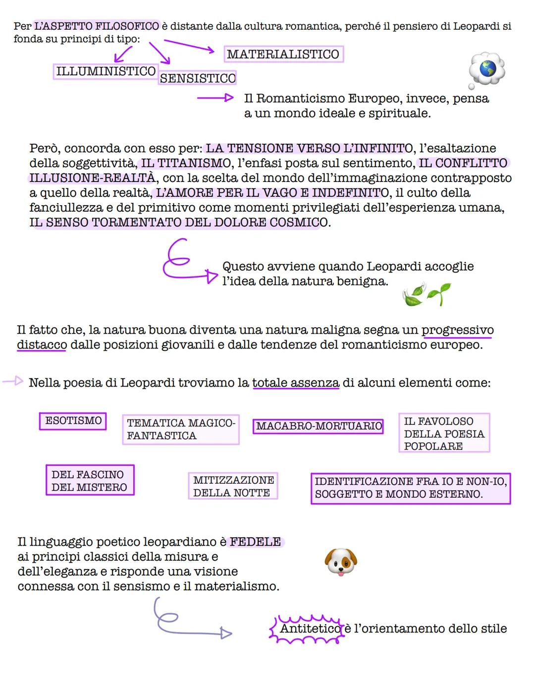 LA POETICA DEL VAGO
E INDEFINITO
1820 viene elaborata la teoria del piacere che rappresenta il punto d'avvio
della sua poetica. Leopardi sos