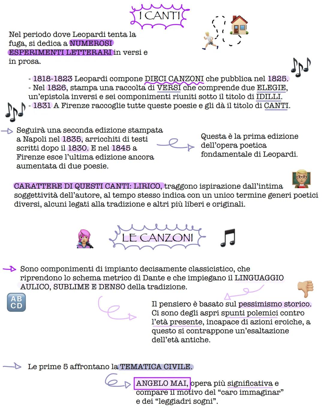 LA POETICA DEL VAGO
E INDEFINITO
1820 viene elaborata la teoria del piacere che rappresenta il punto d'avvio
della sua poetica. Leopardi sos