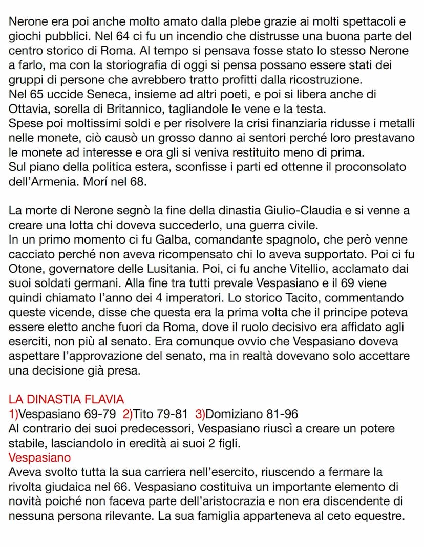 DOPO LA MORTE DI AUGUSTO
Augusto morì nel 14 d.c. e non indicò nessun successore, infatti dal suo
matrimonio ebbe solo una figlia e adottò m