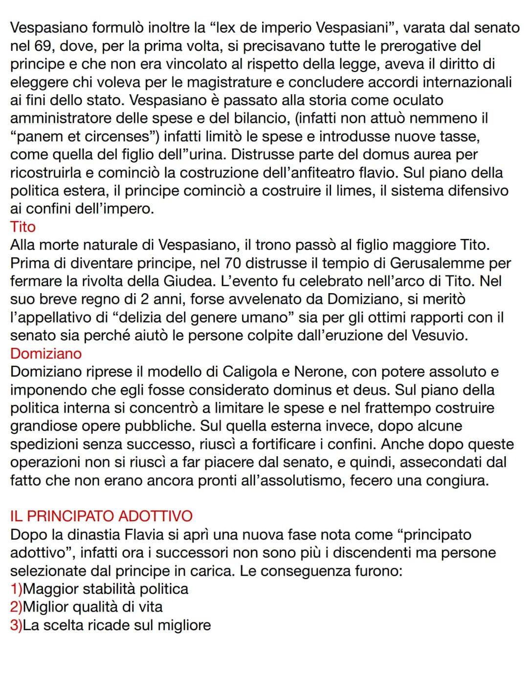 DOPO LA MORTE DI AUGUSTO
Augusto morì nel 14 d.c. e non indicò nessun successore, infatti dal suo
matrimonio ebbe solo una figlia e adottò m