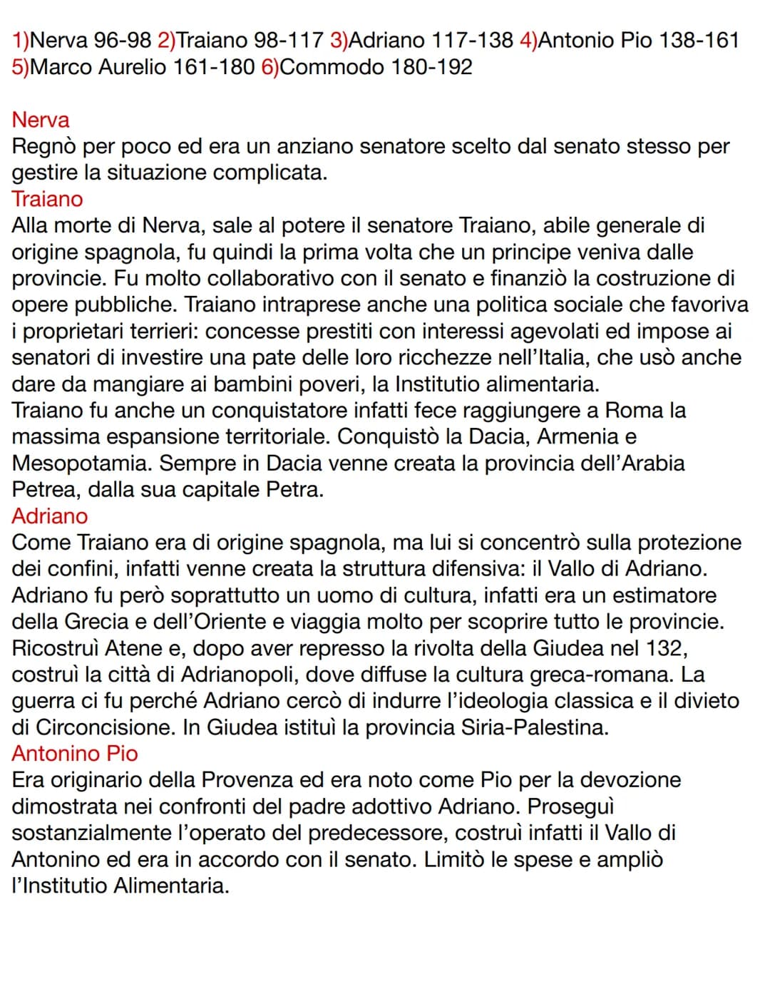 DOPO LA MORTE DI AUGUSTO
Augusto morì nel 14 d.c. e non indicò nessun successore, infatti dal suo
matrimonio ebbe solo una figlia e adottò m