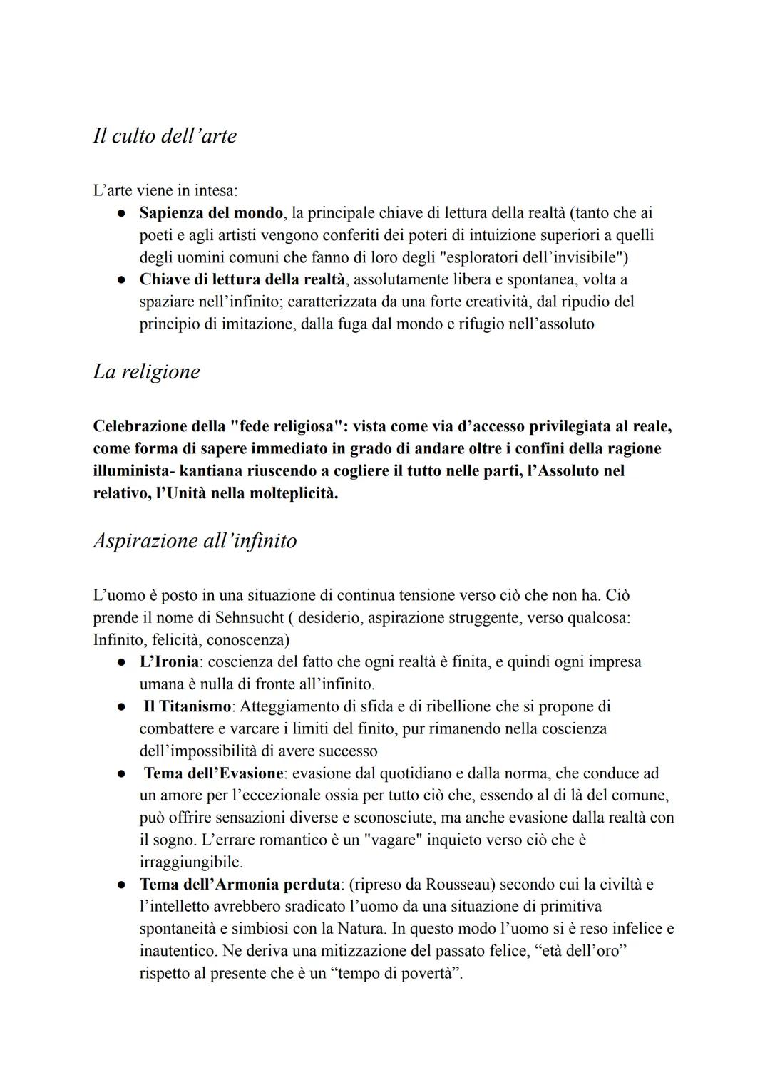 Il Romanticismo
Il Romanticismo come problema critico e storiografico
Con il termine "Romanticismo", che in origine faceva riferimento al ro