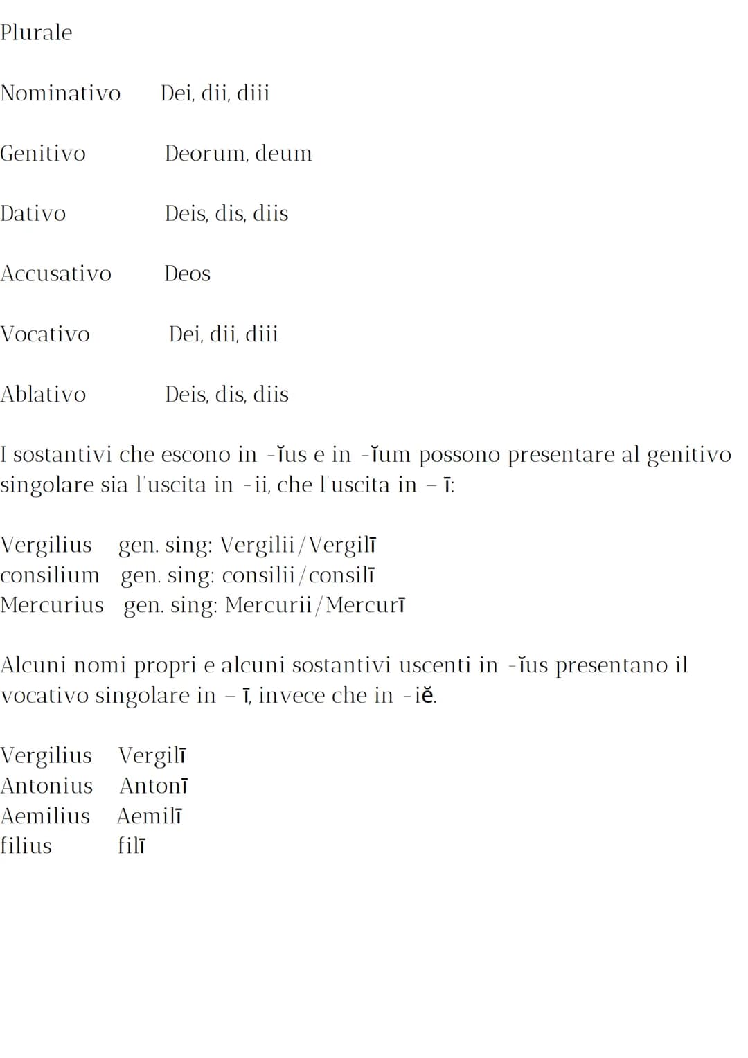 Guida alle Declinazioni Latine: Prima, Seconda e Terza Declinazione