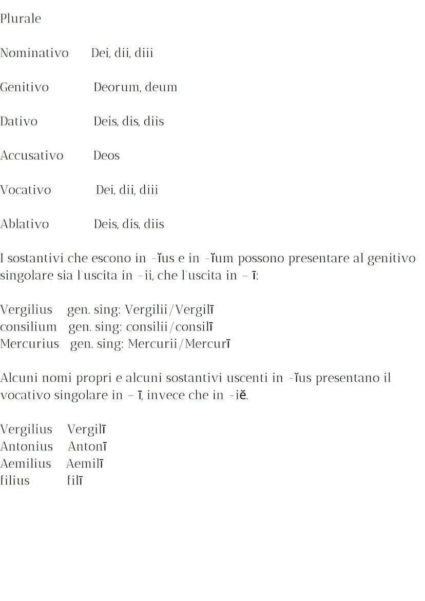 Declinazioni Laitine
S
P
-a -ae
-ae -arum
-is
-as
-ae
-is
N
G
D
-ae
A -am
V
-a
A
-a
S
-US
-i
P
gebze
-i
N
G
-orum
D
-O
-is
A -um -OS
V
-e
-i