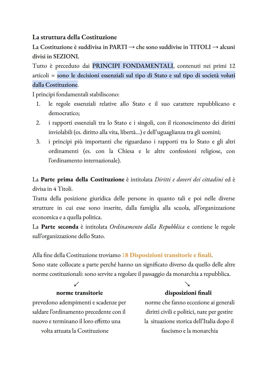 # ORIGINE DELLA COSTITUZIONE

L'Assemblea Costituente che ha dato vita alla Costituzione era formata da due
schieramenti principali:

1. que