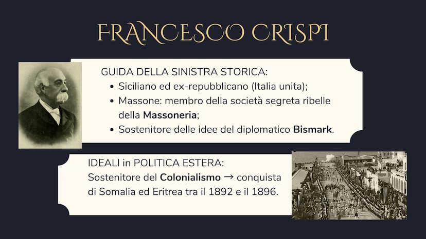 DESTRA E
SINISTRA
STORICA
I GOVERNI DOPO L'UNITÀ
2 LA DESTRA
• Nasce con l'Unità d'Italia del 1861.
Sotto il governo di destra si libera Rom