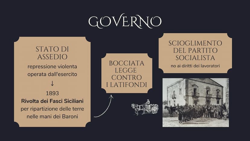 DESTRA E
SINISTRA
STORICA
I GOVERNI DOPO L'UNITÀ
2 LA DESTRA
• Nasce con l'Unità d'Italia del 1861.
Sotto il governo di destra si libera Rom