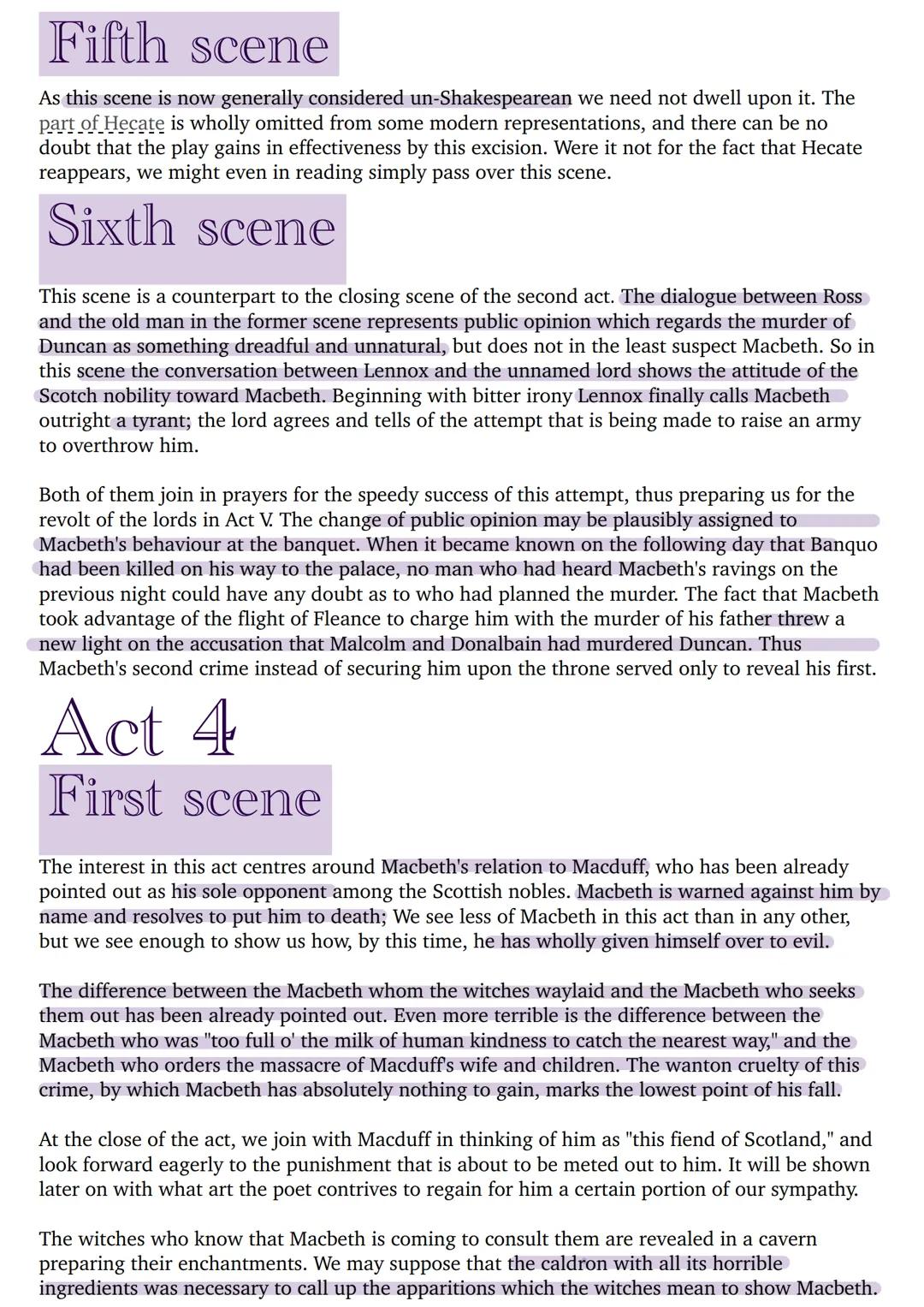 Macbeth
Shakespeare's context: Shakespeare wrote for every
kind of audience and that expresses how they all came from
the same background, a