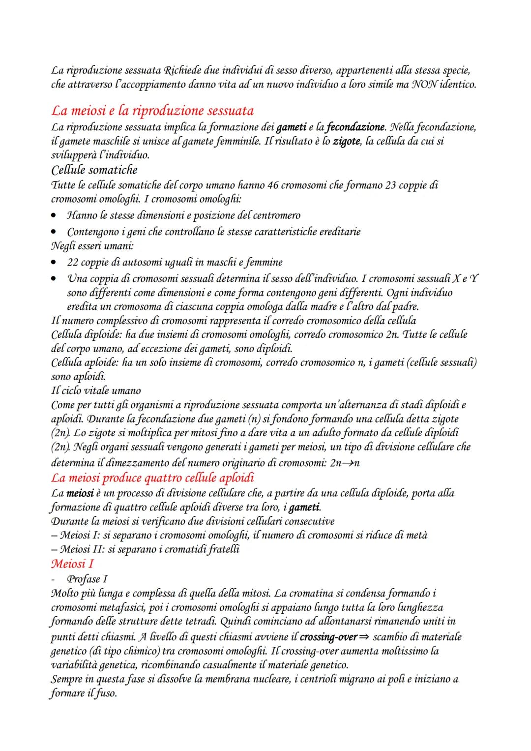 La divisione cellulare e la riproduzione
LA DIVISIONE CELLULARE
La divisione cellulare è il processo grazie al quale una cellula si divide i