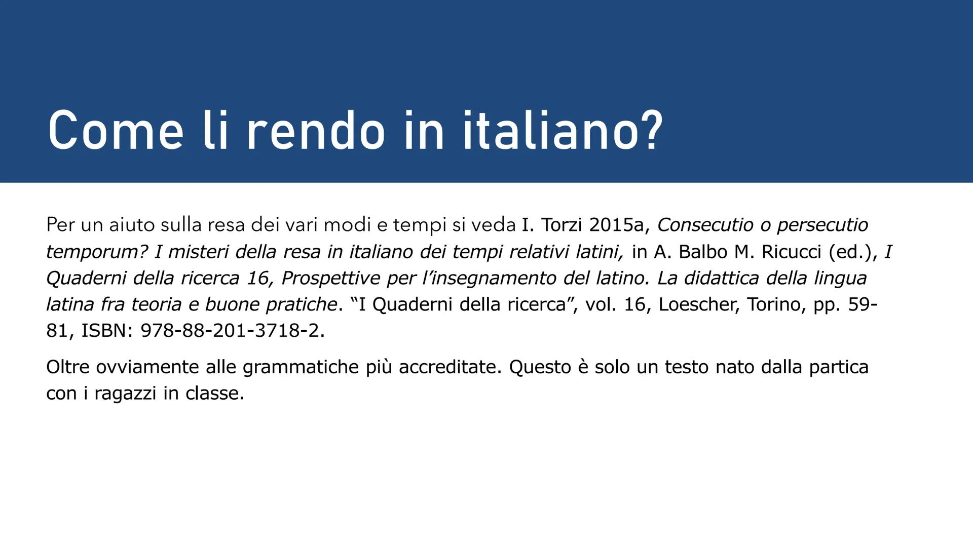  Le subordinate
1. Completive: quelle che servono a completare la reggente con un elemento essenziale:
oggettive (= complemento oggetto), so