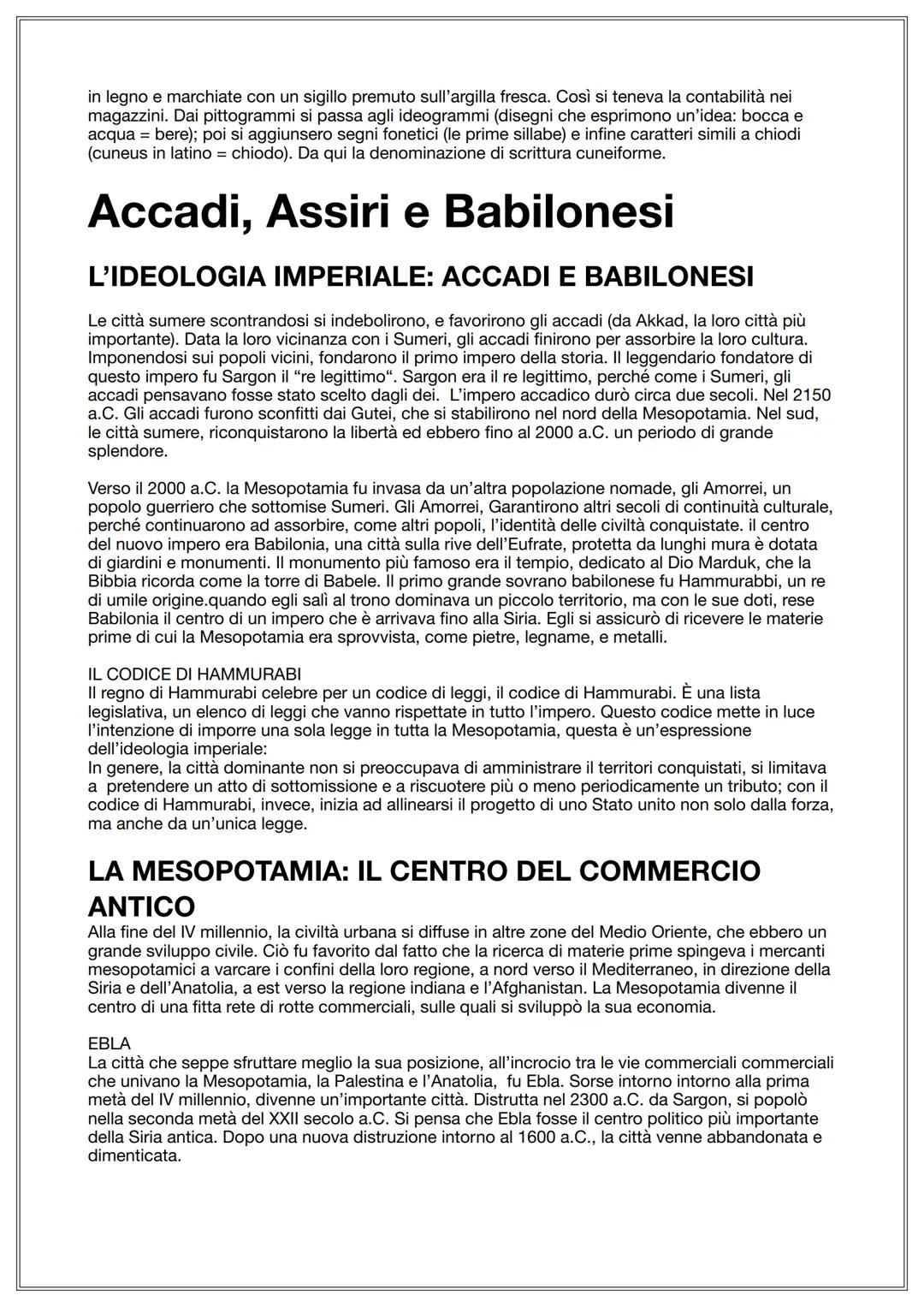 Civiltà Urbana e origine dello
Stato
LA MESOPOTAMIA E LE CIVILTÀ IDRAULICHE
La regione compresa tra i fiumi tigri ed Eufrate si chiama << Me