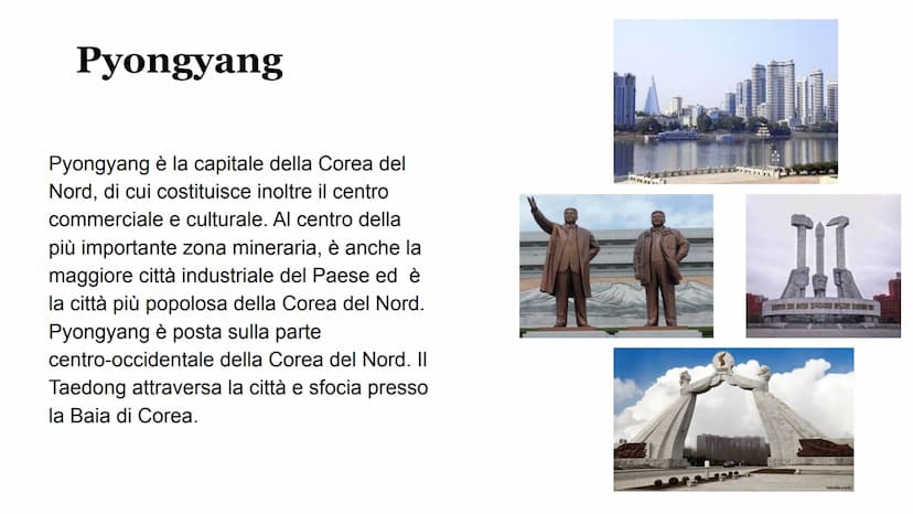 COREA DEL NORD COREA DEL NORD
La Corea del Nord ufficialmente conosciuta
come Repubblica Popolare Democratica di
Corea è uno Stato dell'Asia