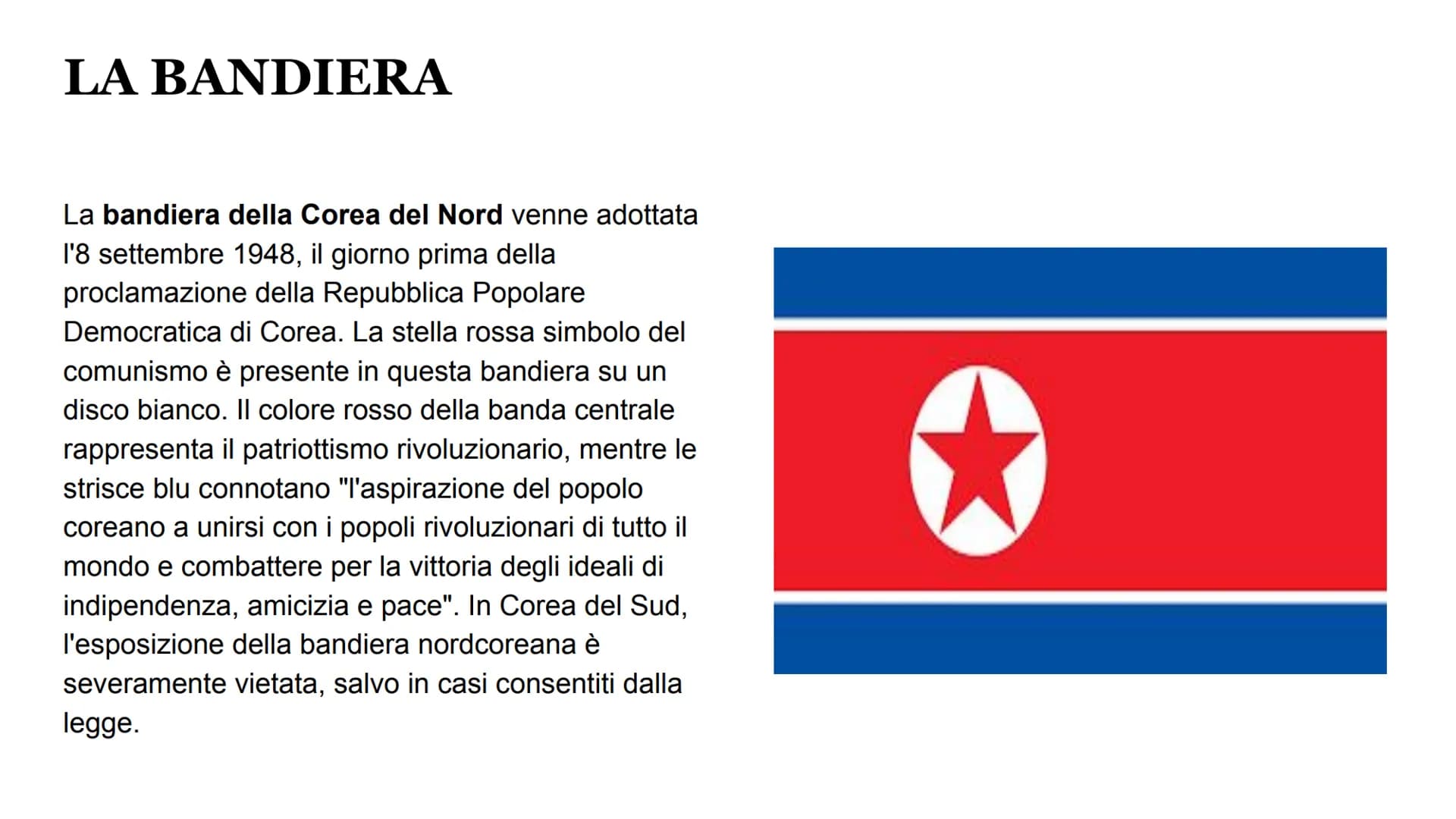 COREA DEL NORD COREA DEL NORD
La Corea del Nord ufficialmente conosciuta
come Repubblica Popolare Democratica di
Corea è uno Stato dell'Asia