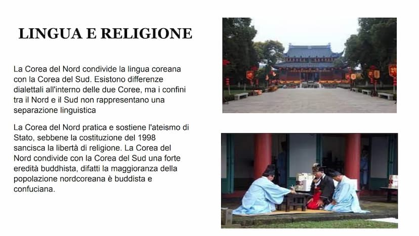 COREA DEL NORD COREA DEL NORD
La Corea del Nord ufficialmente conosciuta
come Repubblica Popolare Democratica di
Corea è uno Stato dell'Asia