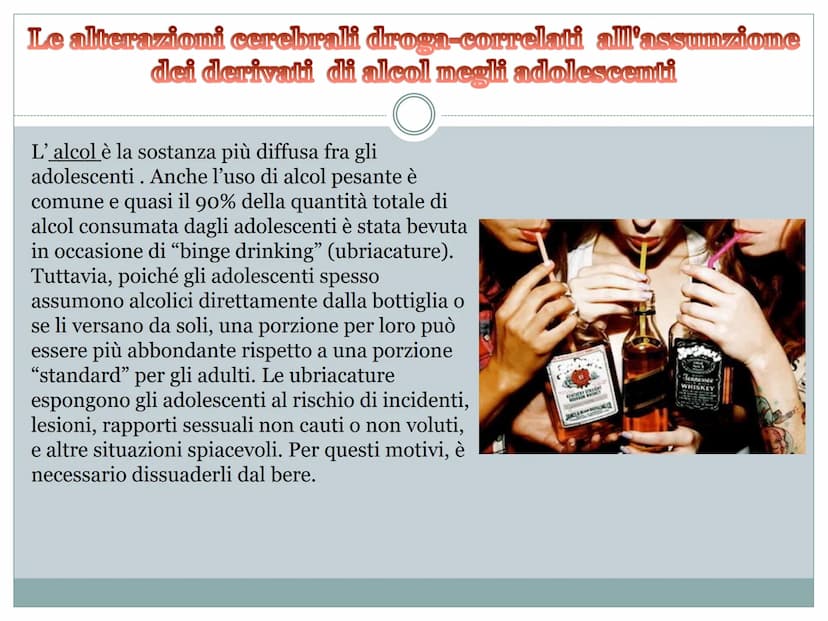 Le droghe
O
DAN POWO Le dipendenze
O
La dipendenza è un processo emozionale
normale, una propensione
umana generale e inevitabile, appartene