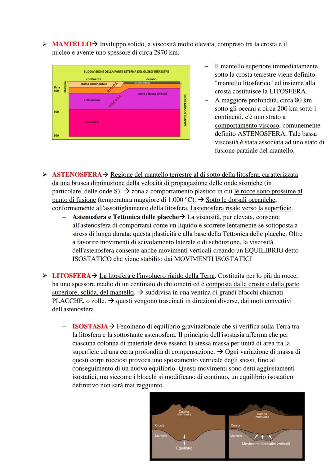 CONOSCENZE DIRETTE→Raccogliere informazioni dirette sull'interno della Terra non
è possibile se non entro uno strato superficiale di appena 