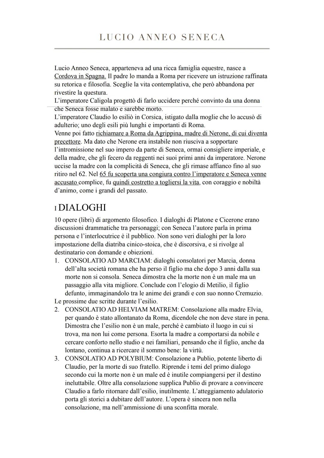 Opere di Seneca - Dialoghi, Trattati, Tragedie ed Epistole