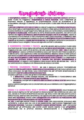 Know dalla prima guerra d'indipendenza italiana alla sinistra storica + unificazione tedesca thumbnail