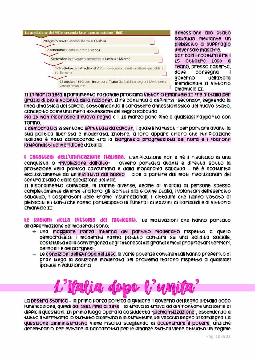 Risorgiments italians
Il Risorgimento italiano è stato un complesso processo culturale e politico durante il
quale l'Italia ha raggiunto l'i