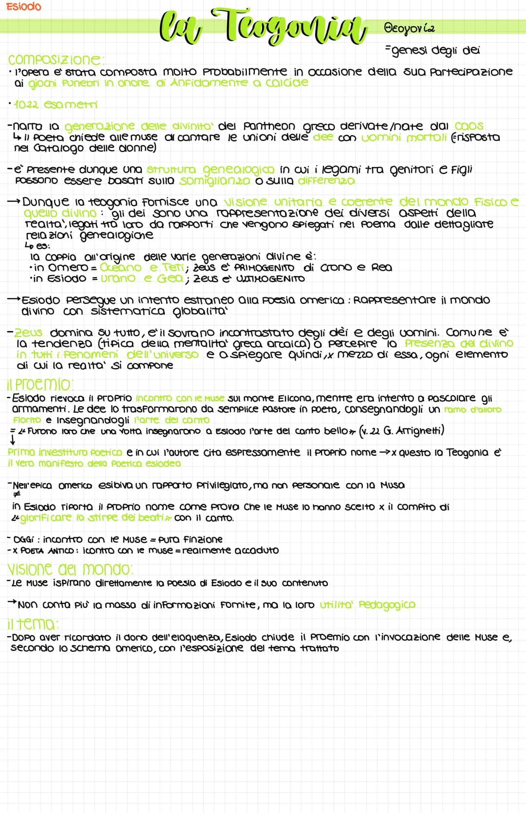 Esiodo
Origini:
TUHO cio' che si sa sulla vita di Esiodo deriva dalle notizie autobiografiche che egli Stesso inserisce
nei Suoi 2 poemi giu