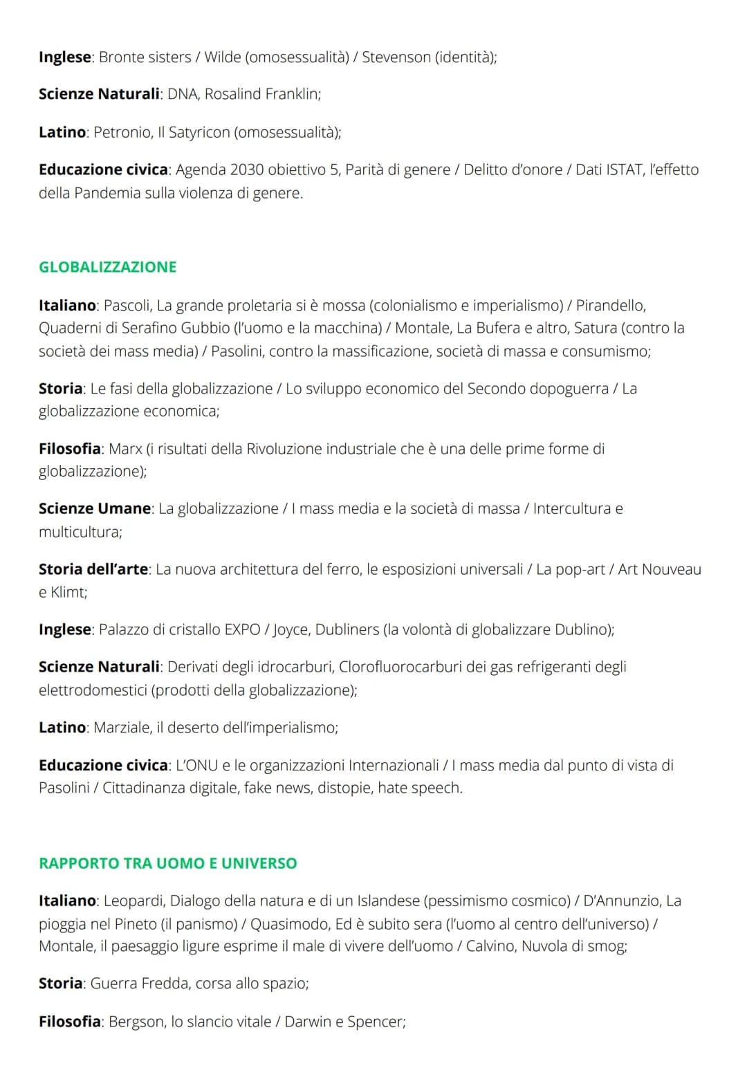 REALISMO
COLLEGAMENTI MATURITÀ
Italiano: Leopardi, L'arido vero / Verga, Il Verismo / Pirandello, identità e maschera / Montale, Il
correlat