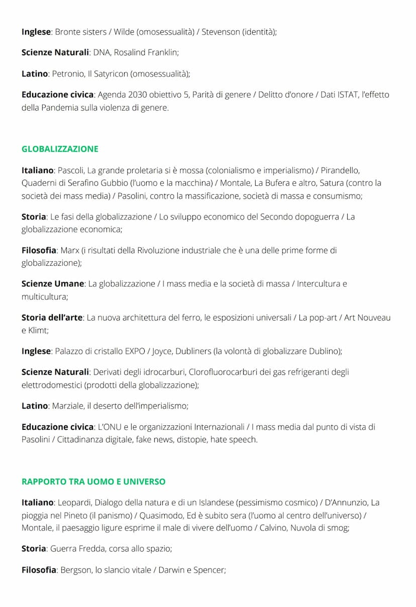 REALISMO
COLLEGAMENTI MATURITÀ
Italiano: Leopardi, L'arido vero / Verga, Il Verismo / Pirandello, identità e maschera / Montale, Il
correlat