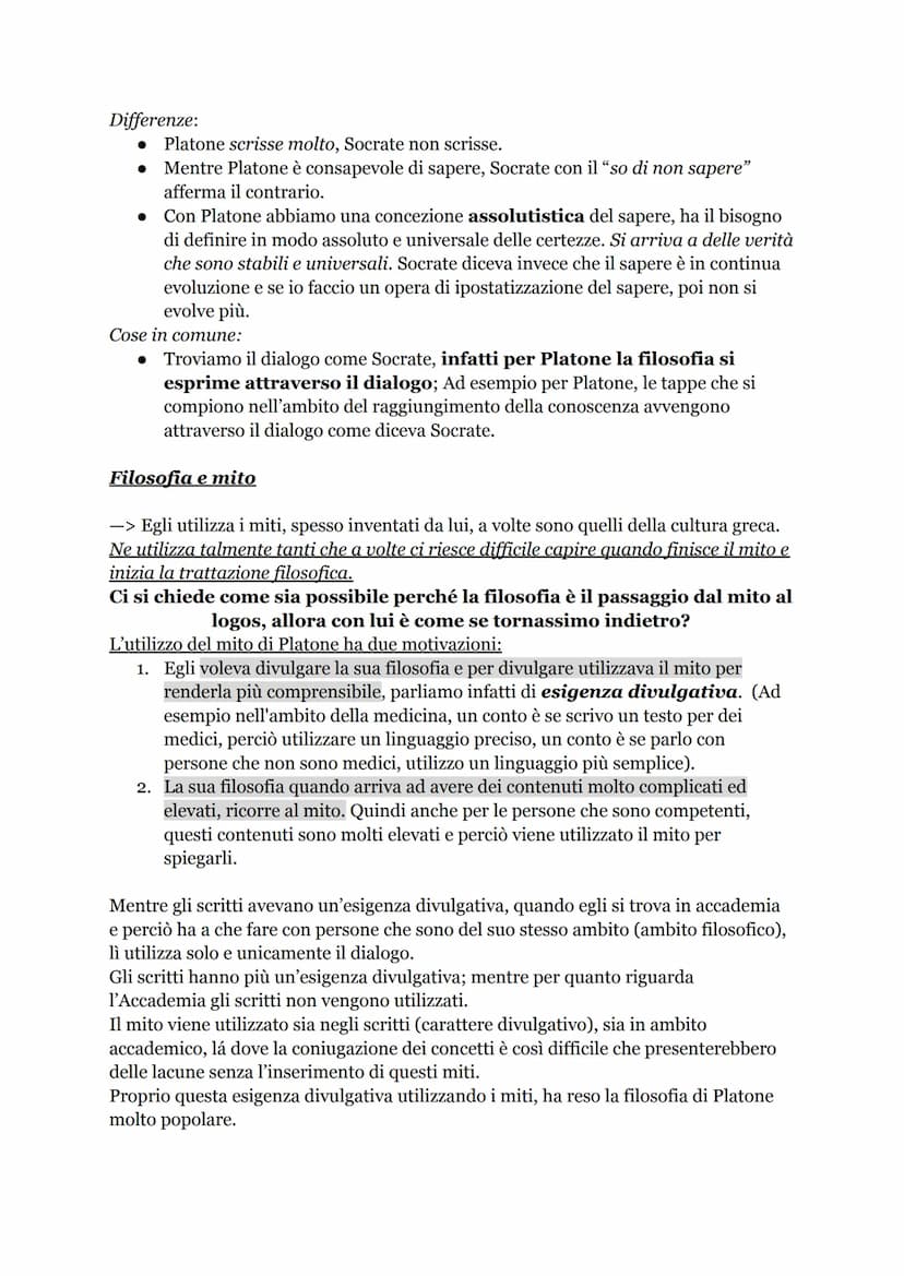 PLATONE
Platone nacque ad Atene nel 428/427 a.C. e morì nel 347 a.C.
-> Egli fu allievo di Socrate. Platone fondò ad Atene l'accademia plato