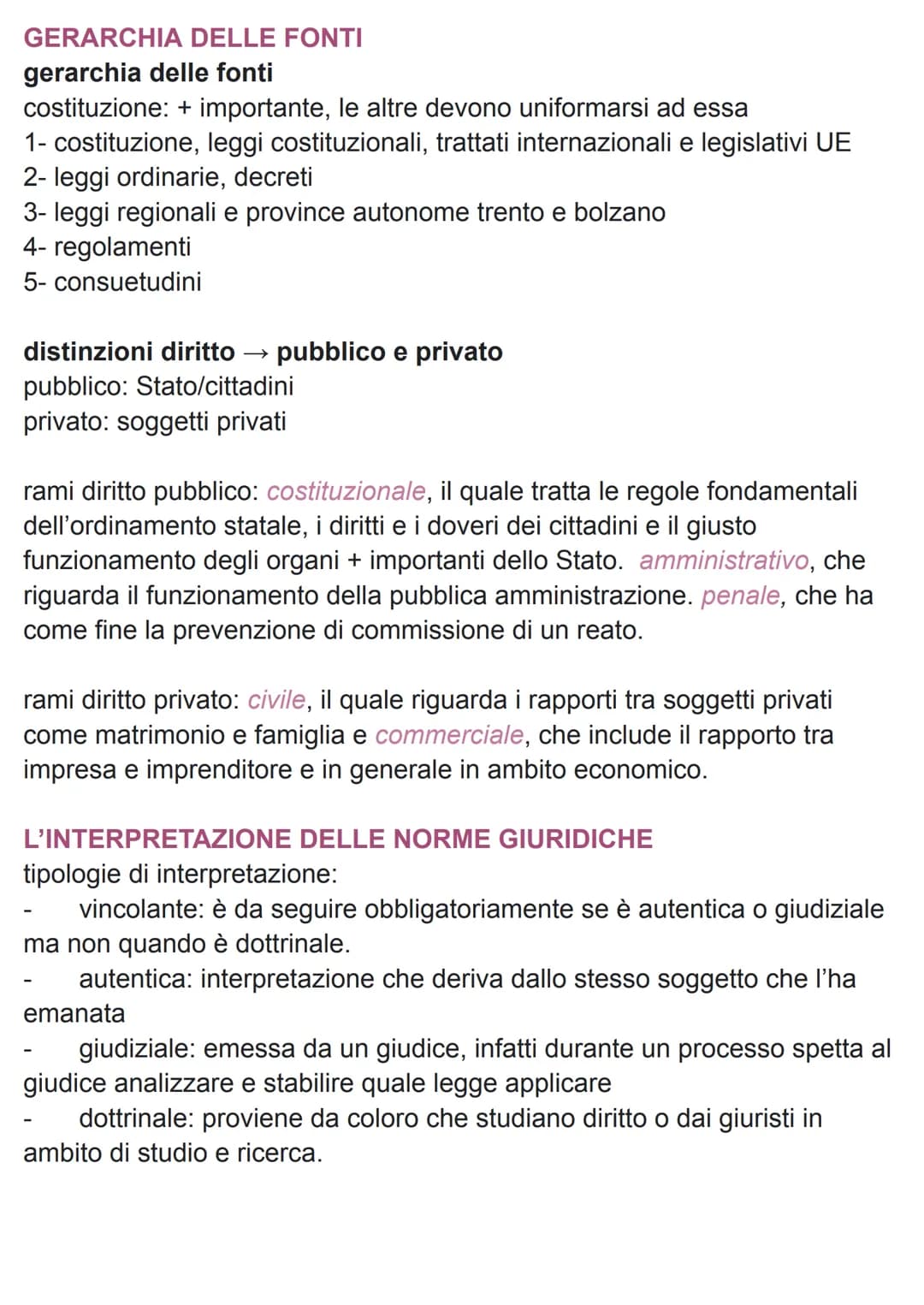 DIRITTO E NORME GIURIDICHE
diritto:
1. Oggettivo: insieme delle norme giuridiche, vale per tutti. Esempio la
costituzione o le regole strada