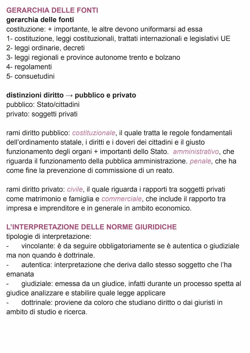 DIRITTO E NORME GIURIDICHE
diritto:
1. Oggettivo: insieme delle norme giuridiche, vale per tutti. Esempio la
costituzione o le regole strada