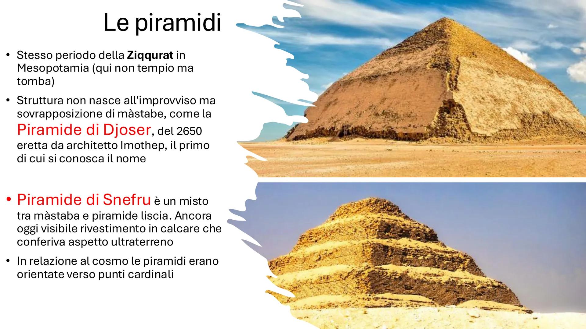 # Arte egizia

Tra l'eterno e l'assoluto # Il fiume nel deserto

- Caso unico nella Storia. Arte immutata per millenni
(3000 a.C. fino alla 