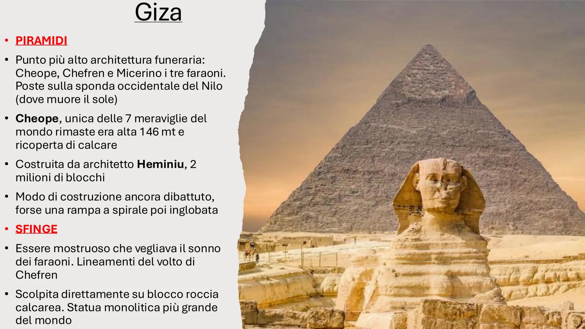 # Arte egizia

Tra l'eterno e l'assoluto # Il fiume nel deserto

- Caso unico nella Storia. Arte immutata per millenni
(3000 a.C. fino alla 
