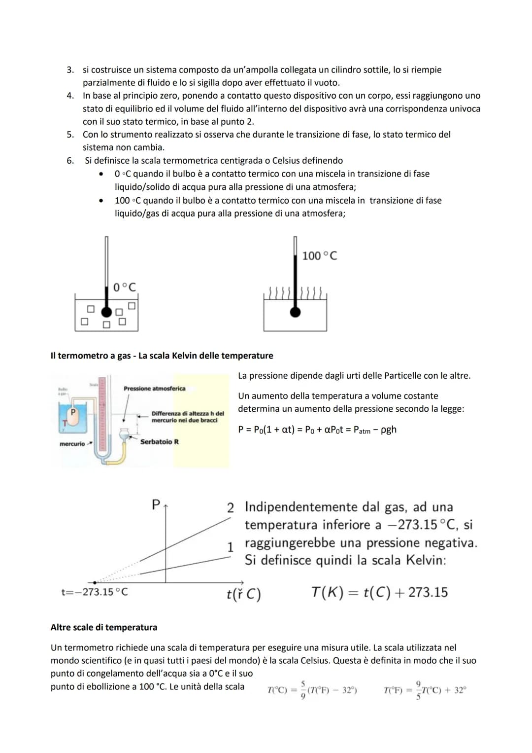 Definizione di termodinamica
Il principio di conservazione dell'energia meccanica afferma che in un sistema isolato la somma delle
energie c