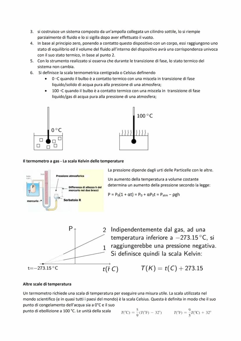 Definizione di termodinamica
Il principio di conservazione dell'energia meccanica afferma che in un sistema isolato la somma delle
energie c