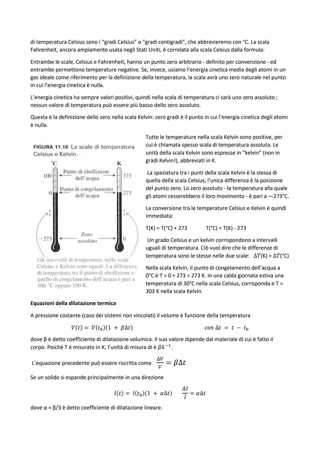 Definizione di termodinamica
Il principio di conservazione dell'energia meccanica afferma che in un sistema isolato la somma delle
energie c