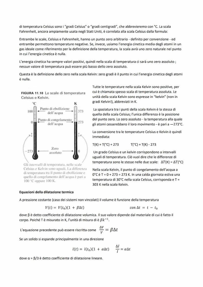 Definizione di termodinamica
Il principio di conservazione dell'energia meccanica afferma che in un sistema isolato la somma delle
energie c
