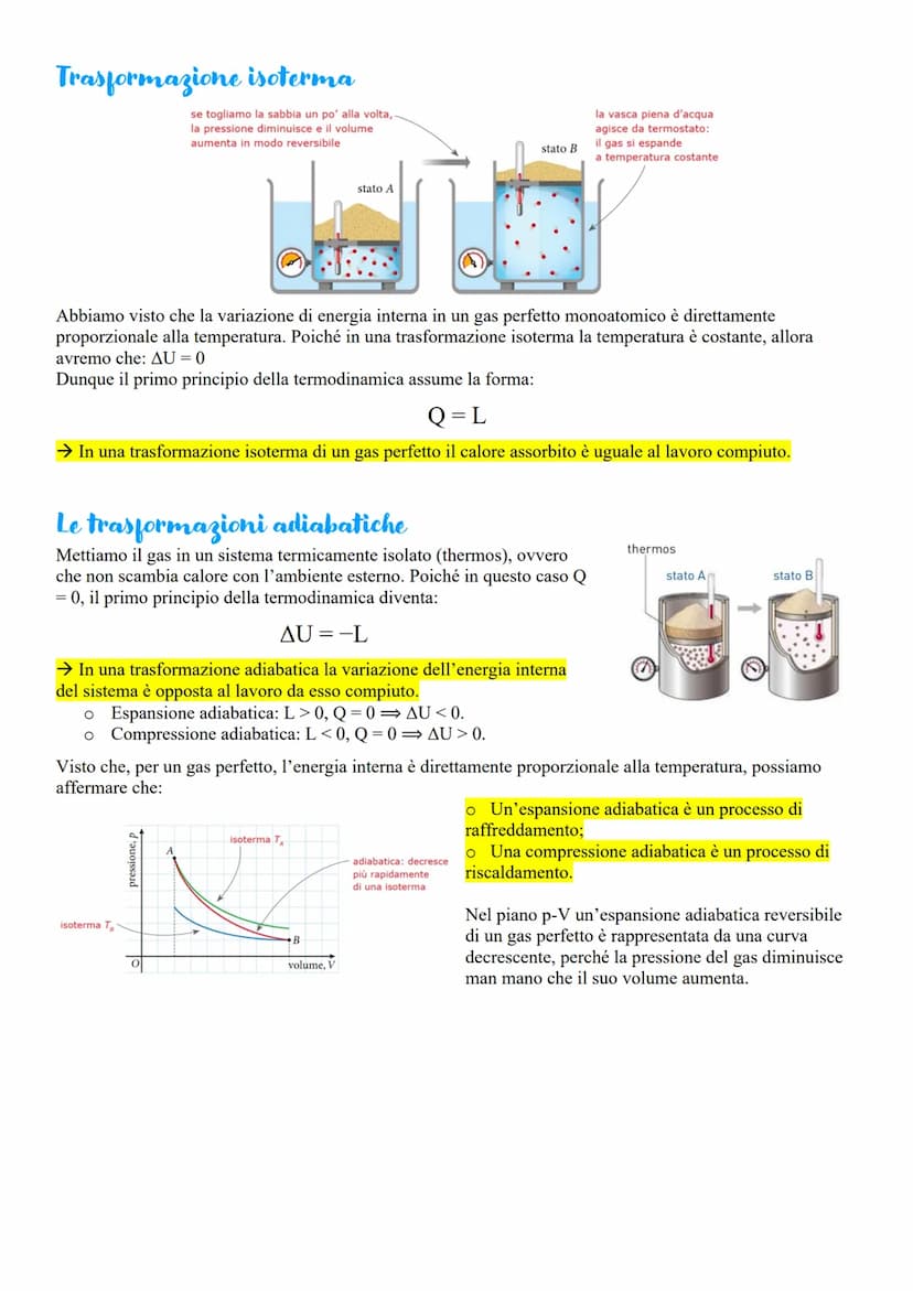 La termodinamica
ano a
Le forze intermolecolari e l'energia potenziale
Le molecole interagiscono tra di loro tramite forze di naturale elett