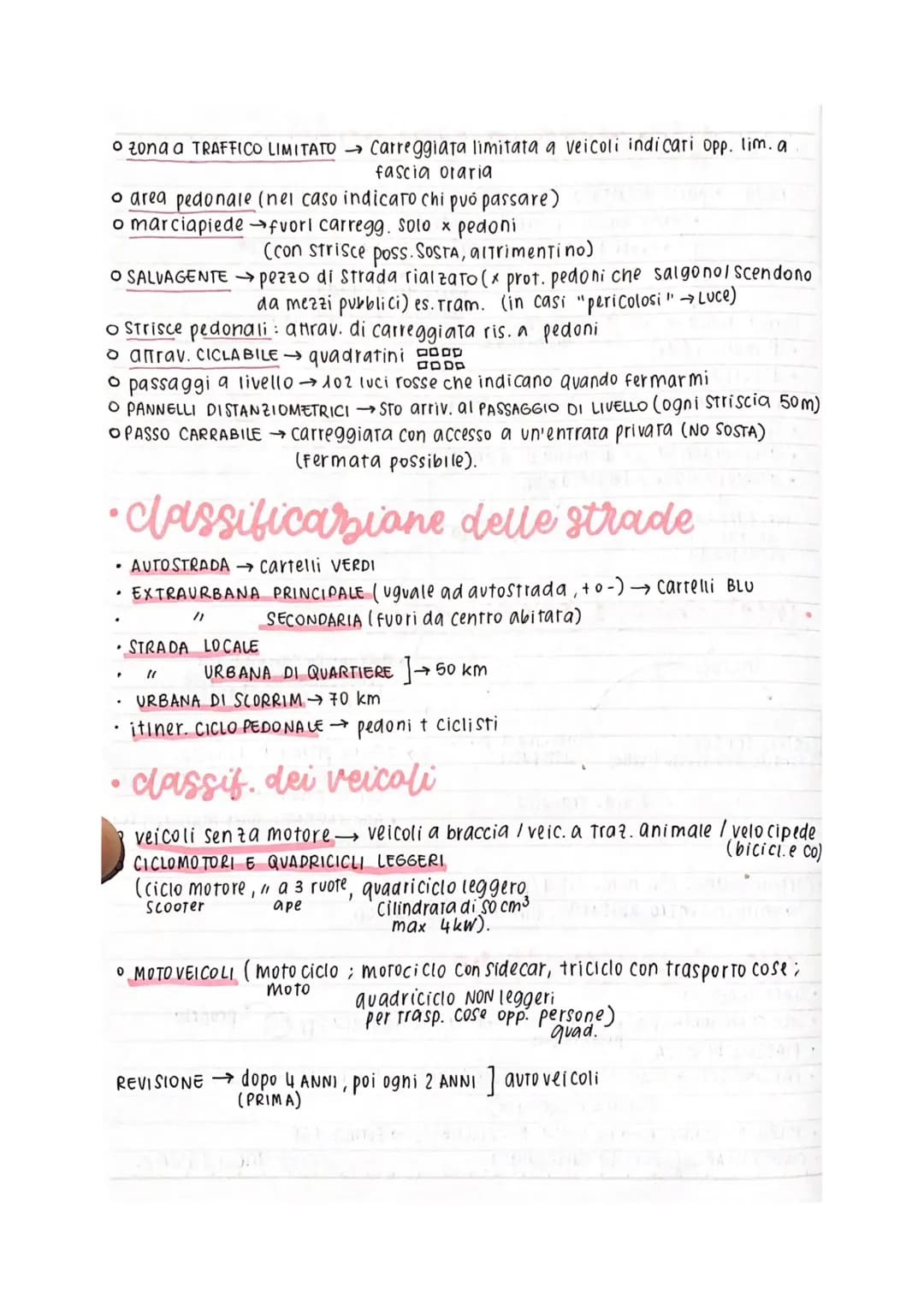 APPUNTI PATENTE
Eccovi degli appunti che ho preso durante
le lezioni / schemi che ho fatto per ripassare.
Ci tengo a precisare nuovamente ch