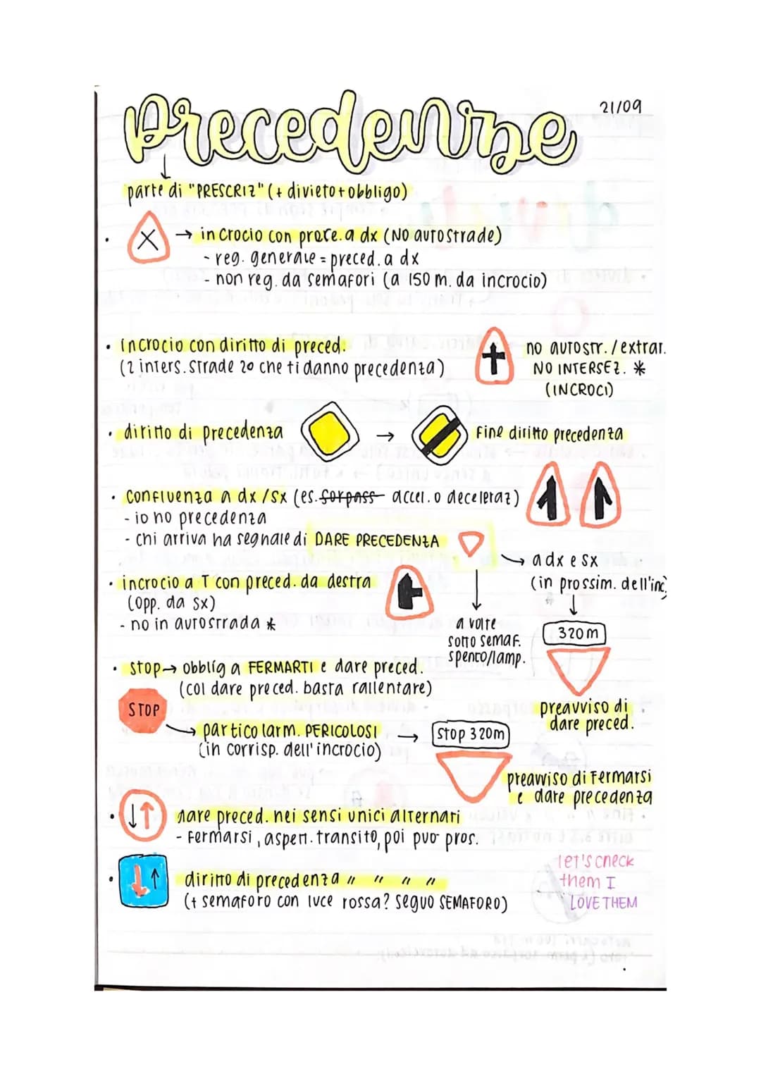 APPUNTI PATENTE
Eccovi degli appunti che ho preso durante
le lezioni / schemi che ho fatto per ripassare.
Ci tengo a precisare nuovamente ch