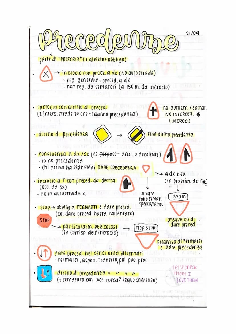 APPUNTI PATENTE
Eccovi degli appunti che ho preso durante
le lezioni / schemi che ho fatto per ripassare.
Ci tengo a precisare nuovamente ch