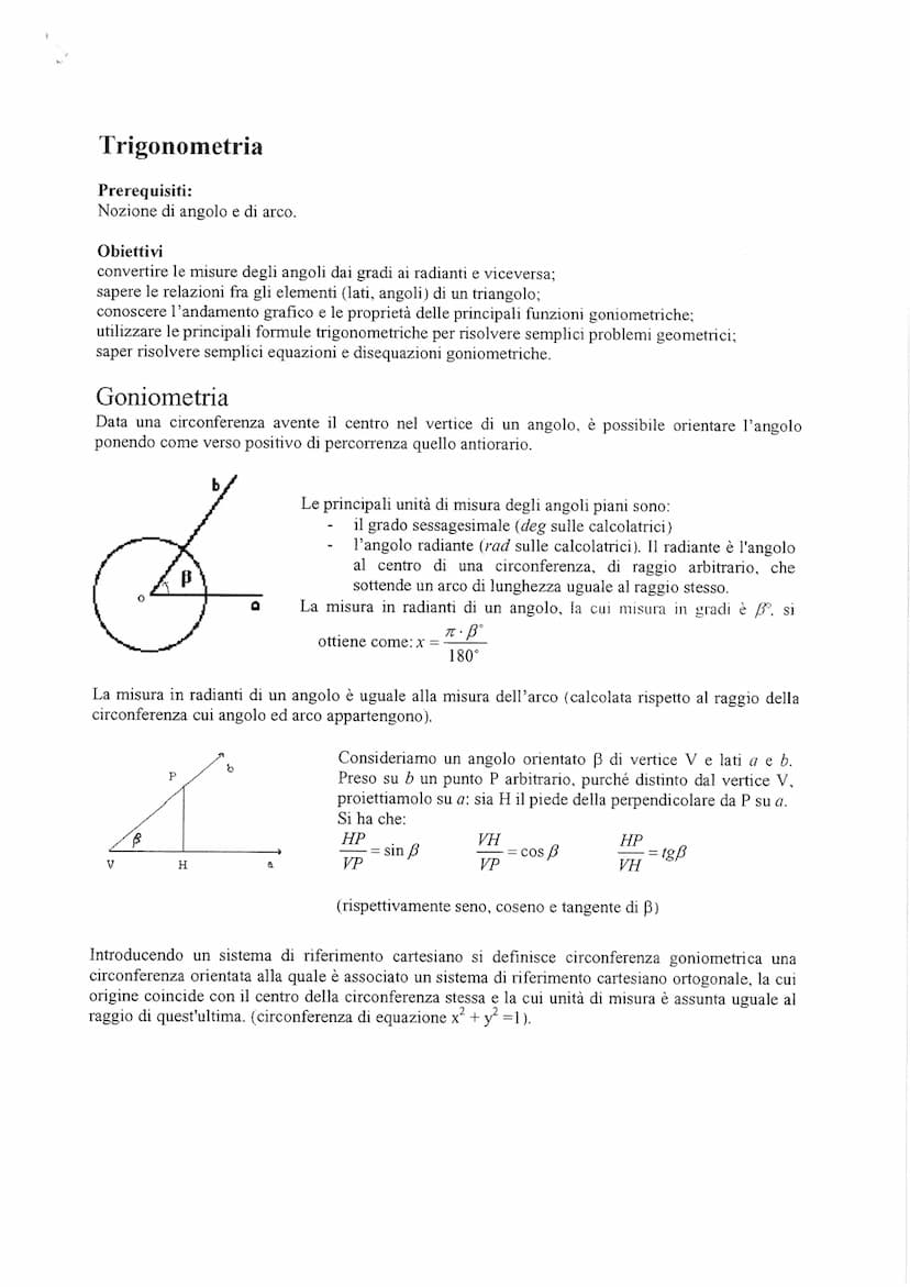 Angoli
Disposizione degli angoli principali rispetto alla circonferenza trigonometrica
PVZ
5pi/6
tga
pi
=
7pi/6
Formule
sena
cosa
5pi/4
3pi/