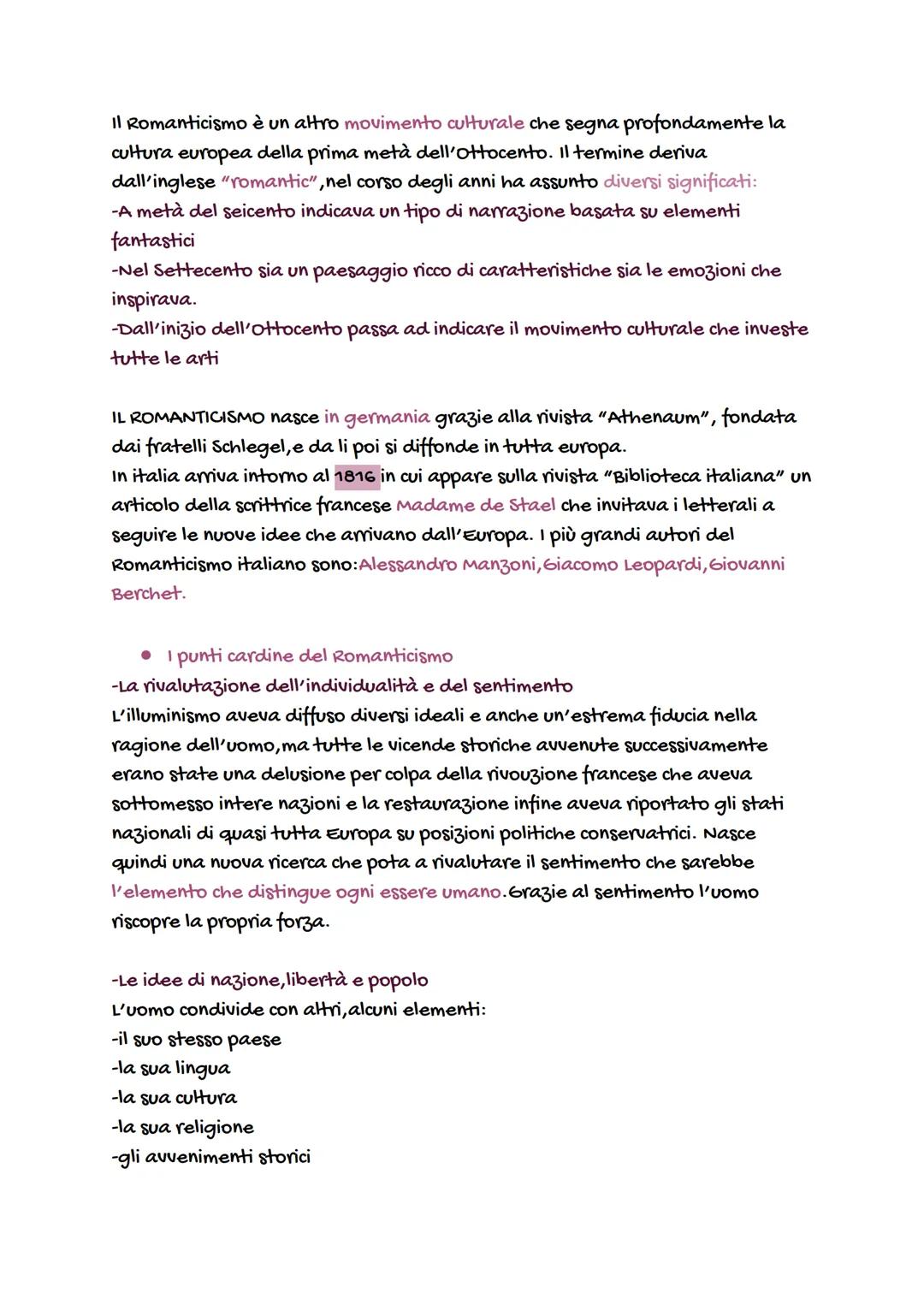 -It Romanticismos-
• contesto storico
L'ottocento si apre con le conquiste di Napoleone che sconvolgono l'Europa.
6li ideali della rivoluzio