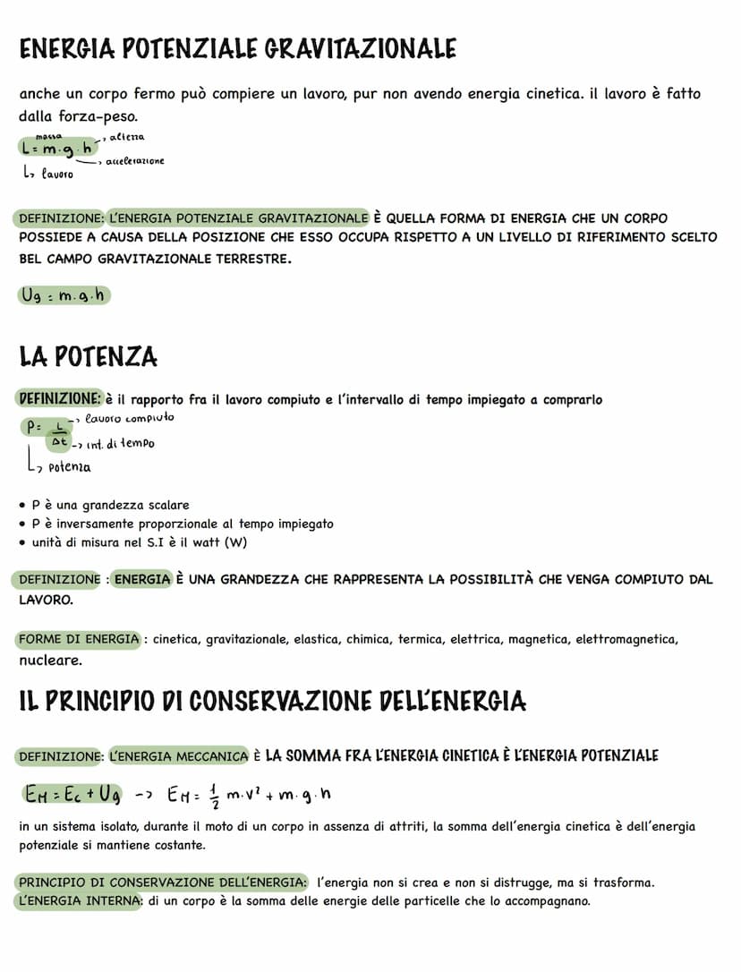IL LAVORO DI UNA FORZA
Il lavoro da un'indicazione dell'efficacia di una certa forza al fine di ottenere un determinato
spostamento. Il conc