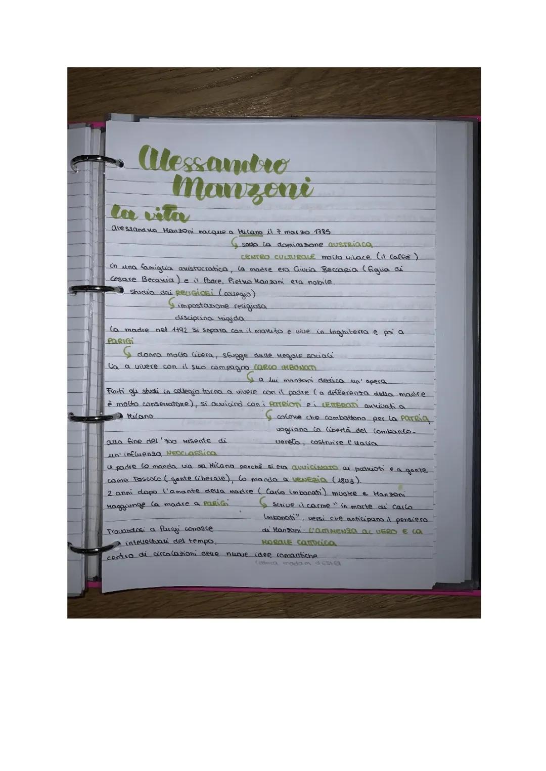 Scoprendo Alessandro Manzoni: Vita e Opere