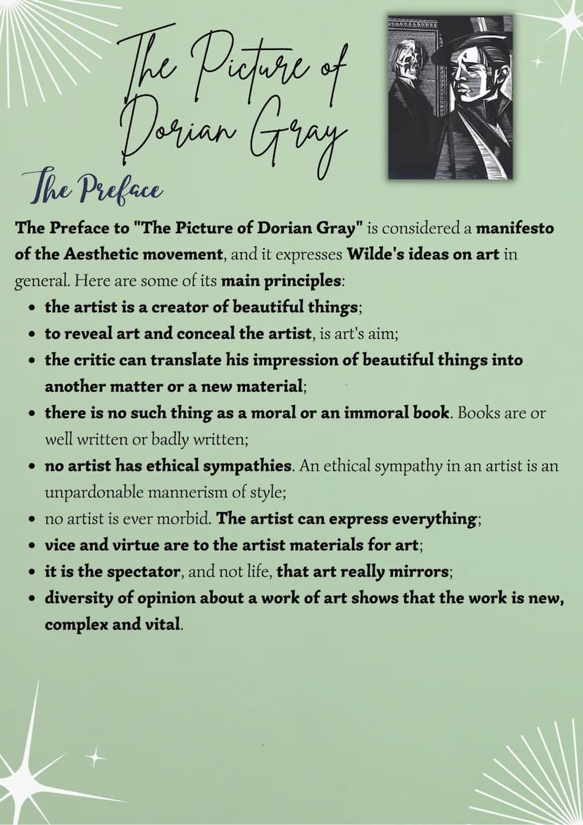 Oscar Wilde
Life
• Oscar Wilde was born in Dublin, he had a good education and attended
the Trinity college, where he was influenced by the 